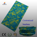 Lingshang 100% poliéster multifuncional personalizada crânio bandana pescoço tubo